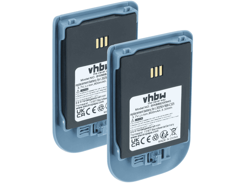VHBW 25565 Li-Ion Akku, Li-Ion, 3.7 Volt, 900 mAh | MediaMarkt