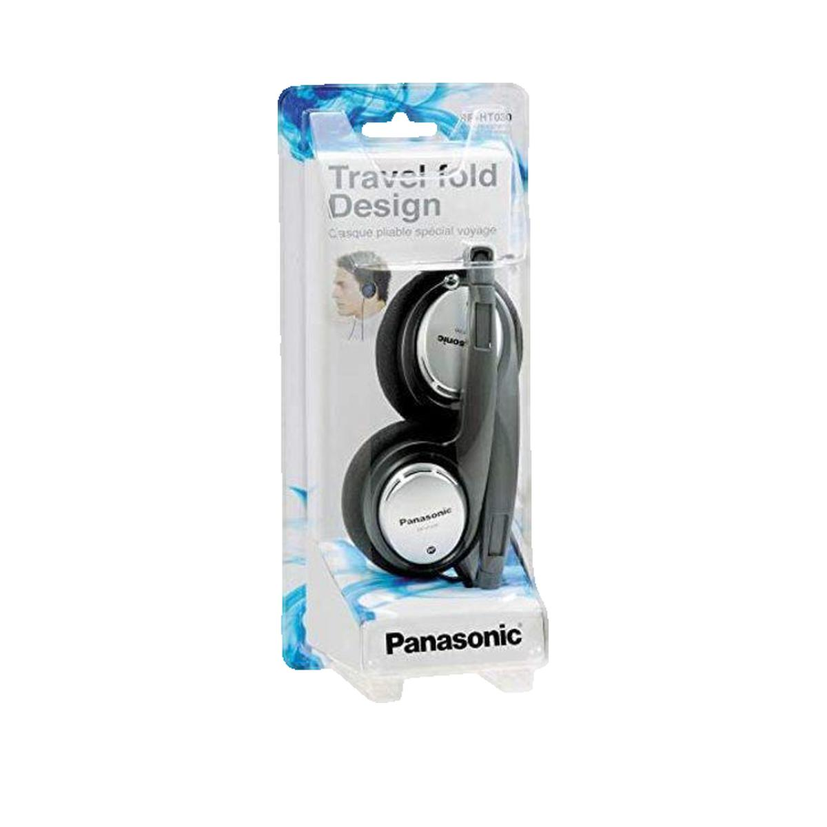 Cuffie Panasonic nella confezione originale con la scritta Travel Fold Design.