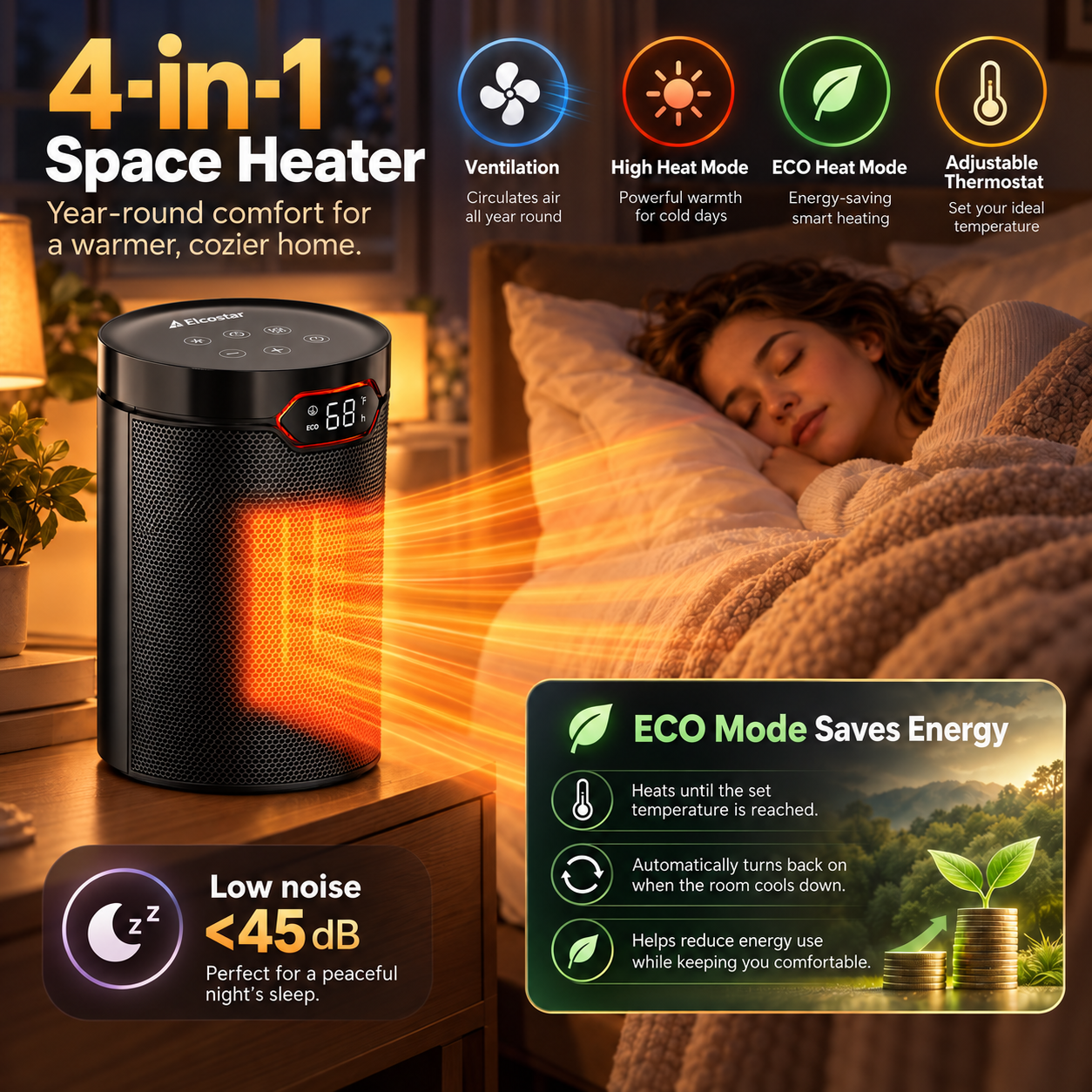 ELCOSTAR Premium Blower Black