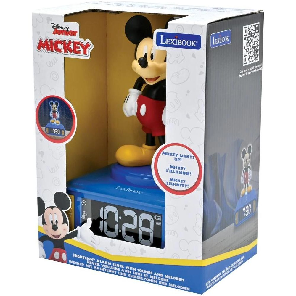 LEXIBOOK MICKEY MOUSE WECKER MIT 3D NACHTL-FIGUR BES. KLIN Spielzeug ...