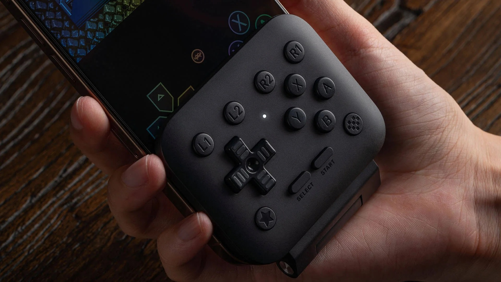 Kontroler do gier mobilnych 8BITDO FlipPad Czarny
