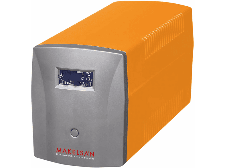 MAKELSAN Lion 1200VA (2x12V 7Ah) Line Interactive Kesintisiz Güç Kaynağı Turuncu