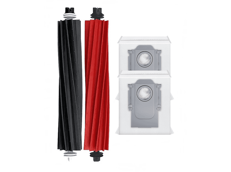 ROVEXA Roborock Q5 Pro+ & Q5 Max+ Uyumlu 1 Adet Ana Fırça 2 Adet Toz Torbası