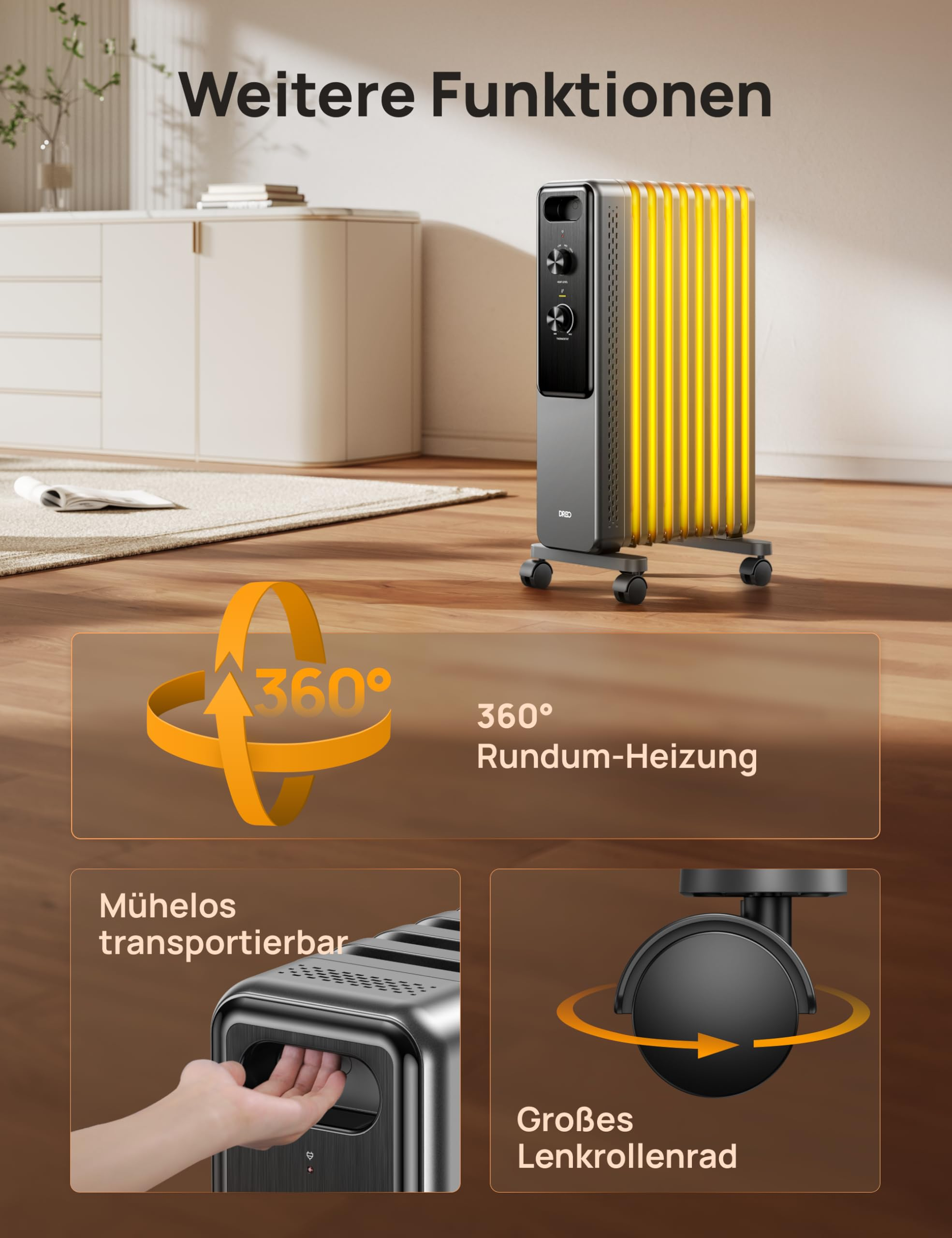 DREO DR-HSH033 Ölradiator (2000 W)