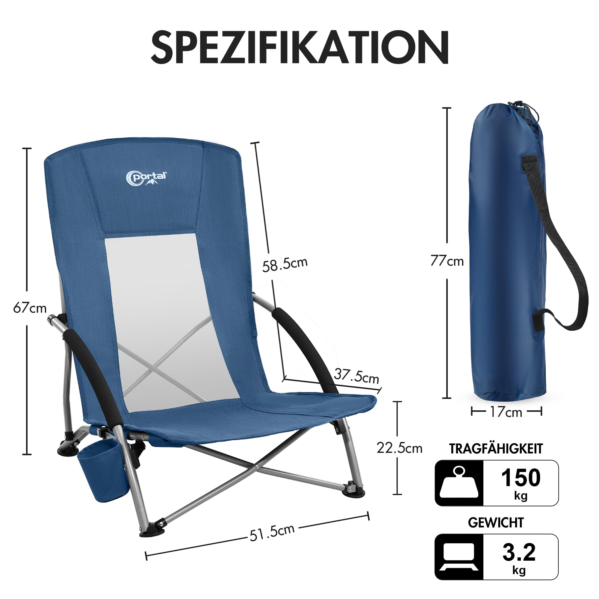 PORTAL 05554 Campingstuhl | MediaMarkt