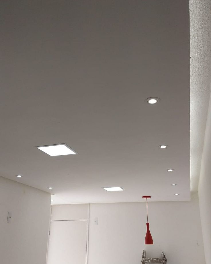 Plafón de techo LED | Downlight cuadrado 22x22cm 18W DEMASLED, Blanco ...