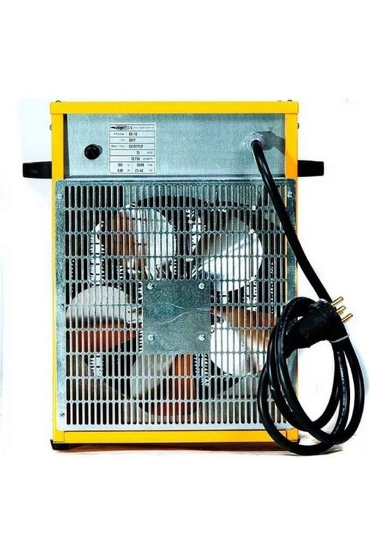 ISIJET EX15 380 V Fanlı 150 m² 15 kW Elektrikli Isıtıcı Sarı