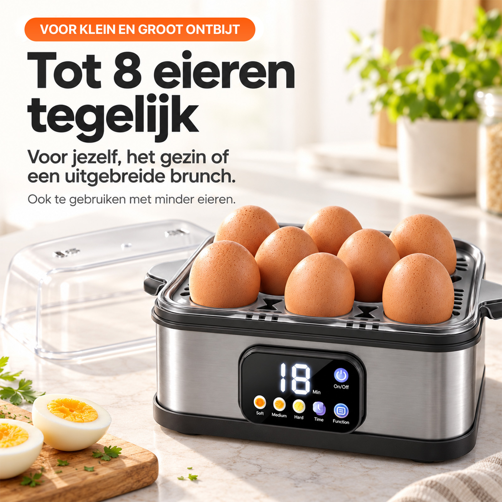 SWAYTOSH Eggcellent-X800 Eierkocher(Anzahl Eier: 8)