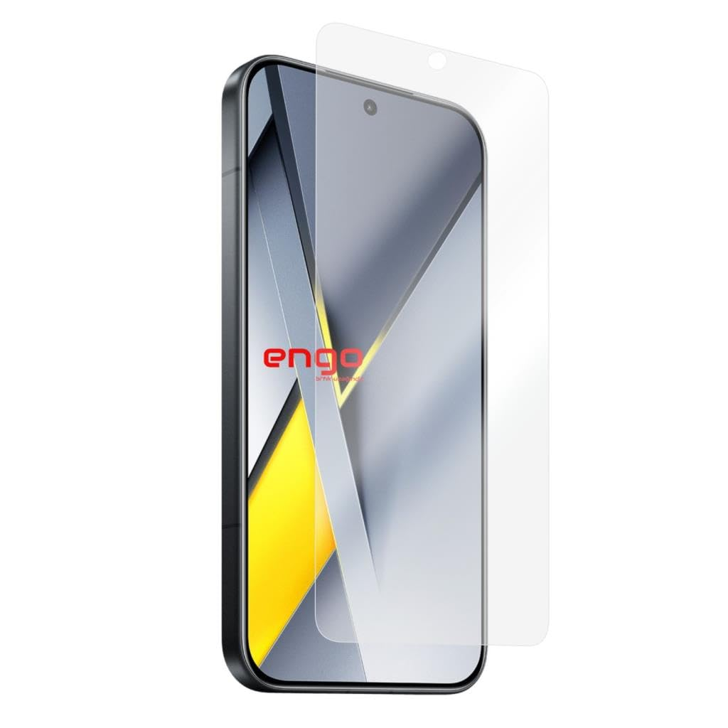 Ekran koruyuculu, kırmızı logolu ve soyut duvar kağıtlı koyu renk akıllı telefon.