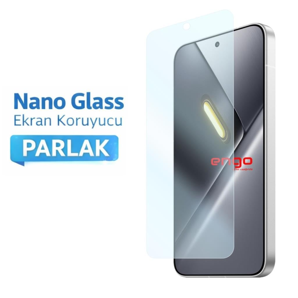 Akıllı telefon için parlak nano cam ekran koruyucu.