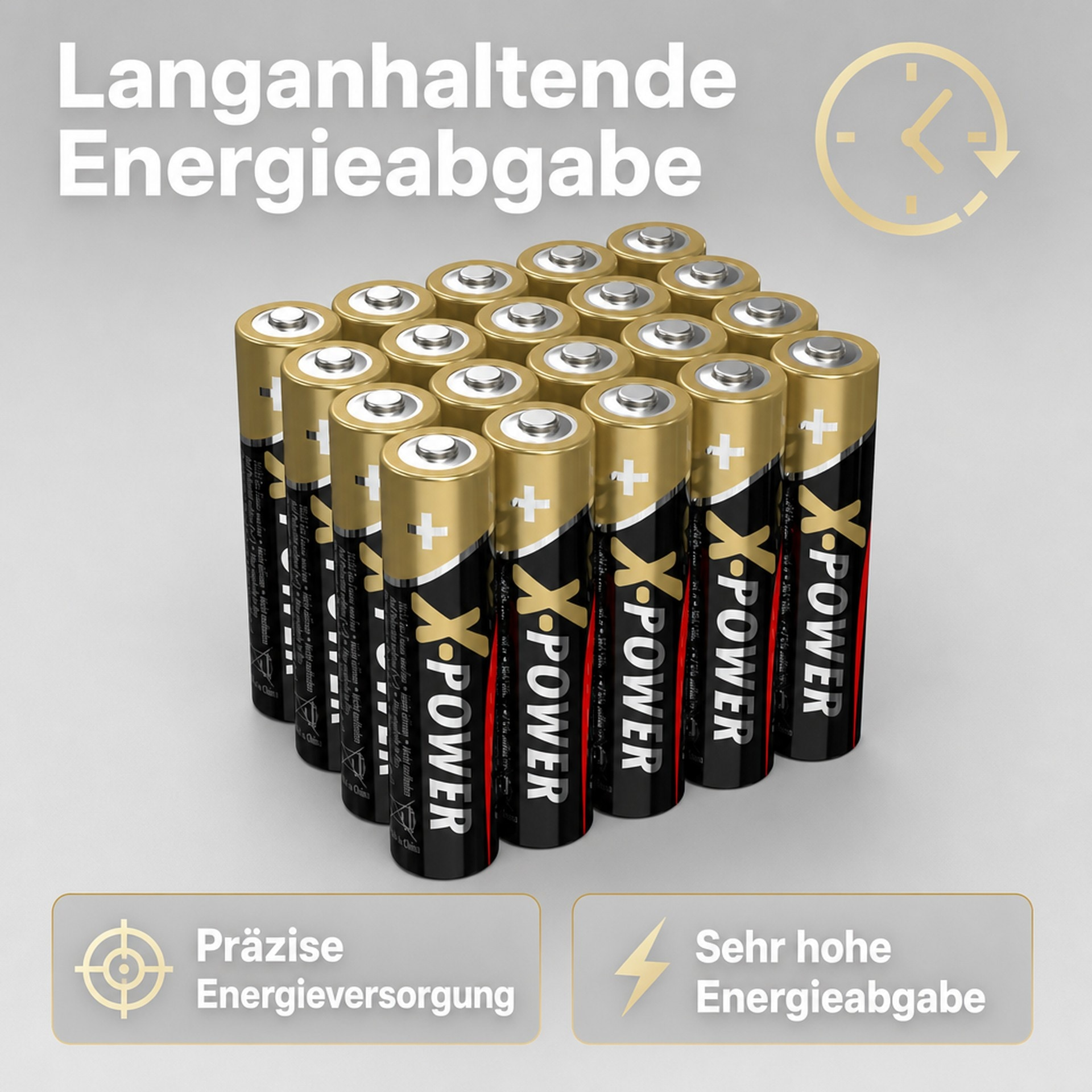 ANSMANN X-Power Micro Quecksilber- und cadmiumfrei AAA-Batterie ...