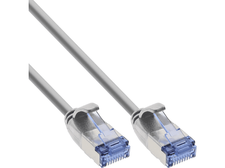 INLINE 71907 slim, U/FTP PiMf, Cat.6A, 7,5 m, Netzwerkkabel, 7,5 Meter ...
