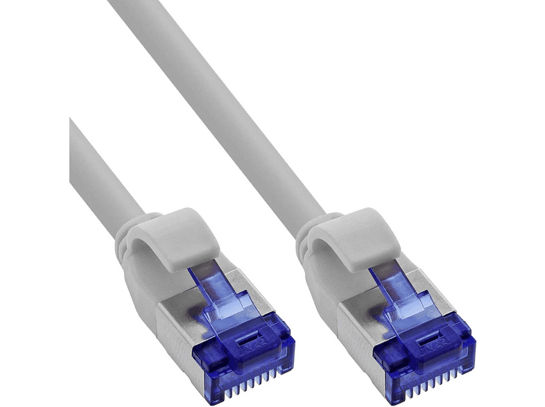 INLINE B-74955 150er B-Pack Slim Cat.6A S/FTP LSZH 0,50m, Netzwerkkabel ...
