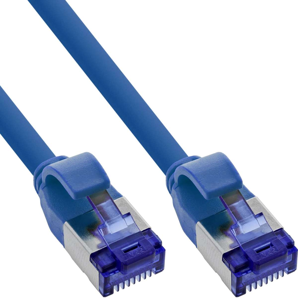 INLINE B-74902B 90er B-Pack Slim Cat.6A S/FTP LSZH 2m, Netzwerkkabel, 2 ...