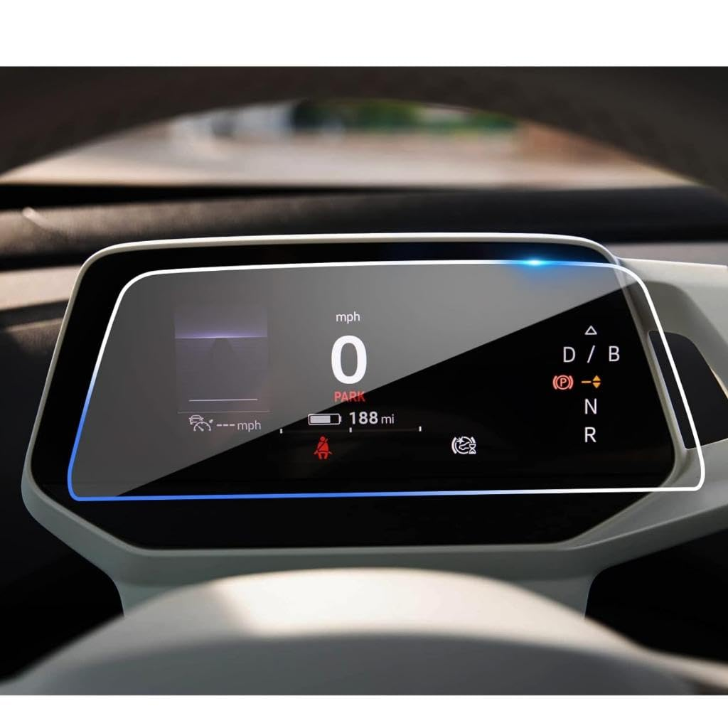 Hızı sıfırda gösteren dijital araba gösterge paneli ekranı ve elektrikli araç pil durumu.
