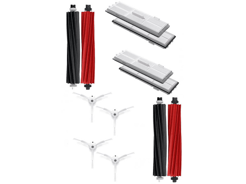 ROVEXA Roborock S8 ve S8 Plus ve S8 Pro Ultra Uyumlu 10 Parça Set
