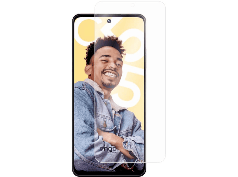 ENGO Realme C55 İle Uyumlu Mat Parmak İzi Bırakmayan 9H Kırılmaz Nano Cam Ekran Koruyucu