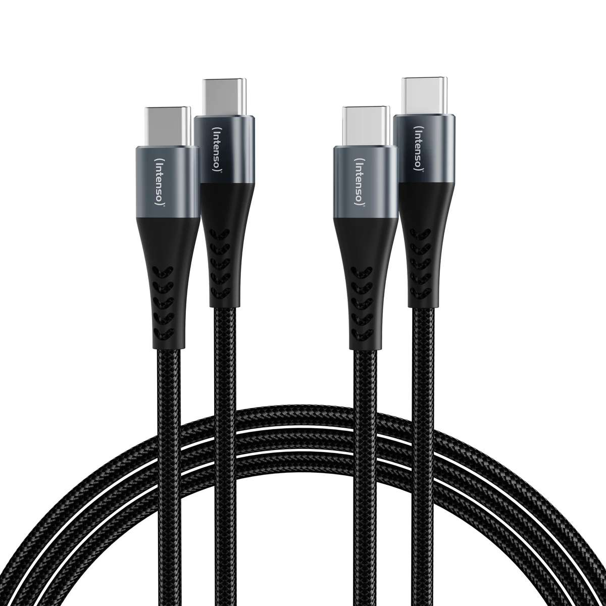 INTENSO 7914020 USB-C/USB-C Cable C100C Nylon 2m Double USB-Kabel ...