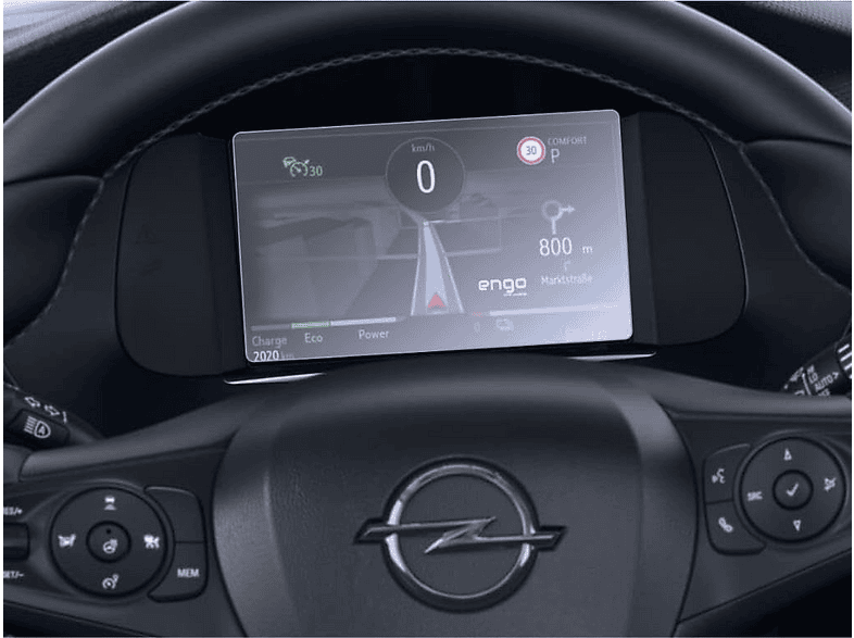 ENGO Opel Corsa Ultimate 7 inç Dijital & Hayalet Gösterge İle Uyumlu 9H Kırılmaz Nano Ekran Koruyucu