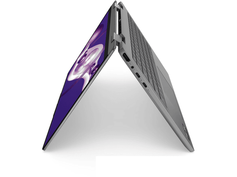 LENOVO IdeaPad 5 2'si 1 Arada 14AGP11 83UH004DTR500 Touch AMD Ryzen AI 5 430 16 GB RAM 512 GB SSD 14 inç Windows 11 Pro Laptop Koyu Gri