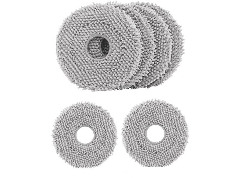 ROVEXA Roborock QRevo S Uyumlu 6 Adet Mop Fiber Paspas