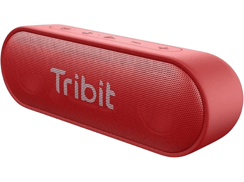 TRIBIT XSound Go 2x8W 24 Saat Oynatma Süresi IPX7 Su Geçirmez Taşınabilir TWS Bluetooth Hoparlör Kırmızı