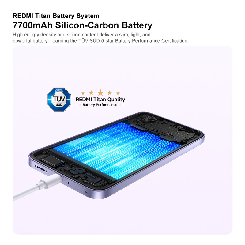 XIAOMI Redmi Note 17 4G, 4+128GB, 128 GB, Viola