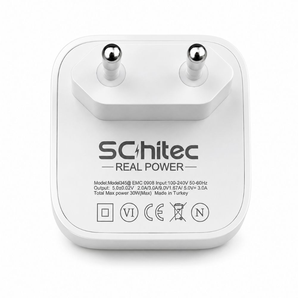 SCHITEC iOS/Android/HarmonyOs Uyumlu 30 W/40 W Type-C Çıkışlı Hızlı ...