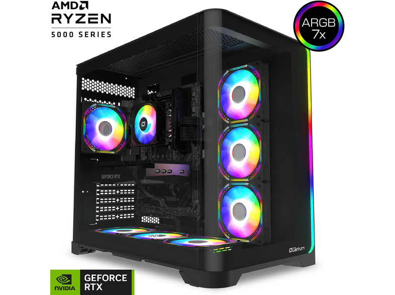 QUANTUM GAMING Stormforge Strike RTX5060 8GB Ryzen 7 32 GB RAM 1 TB SSD FreeDOS Oyuncu Masaüstü Bilgisayar