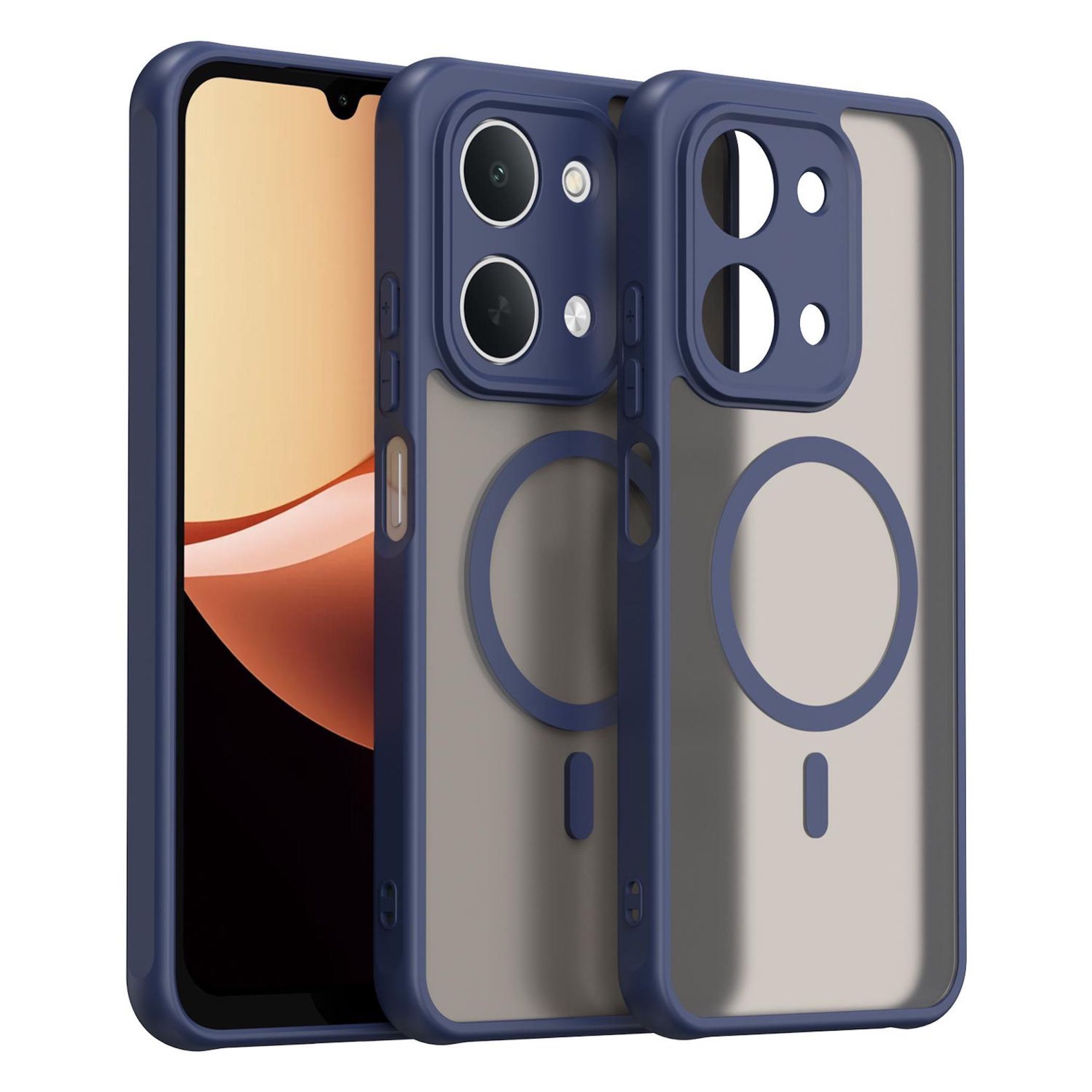 WIGENTO Magnet Hybrid Matt MagSafe Hülle, Backcover, Xiaomi, Redmi 17C ...