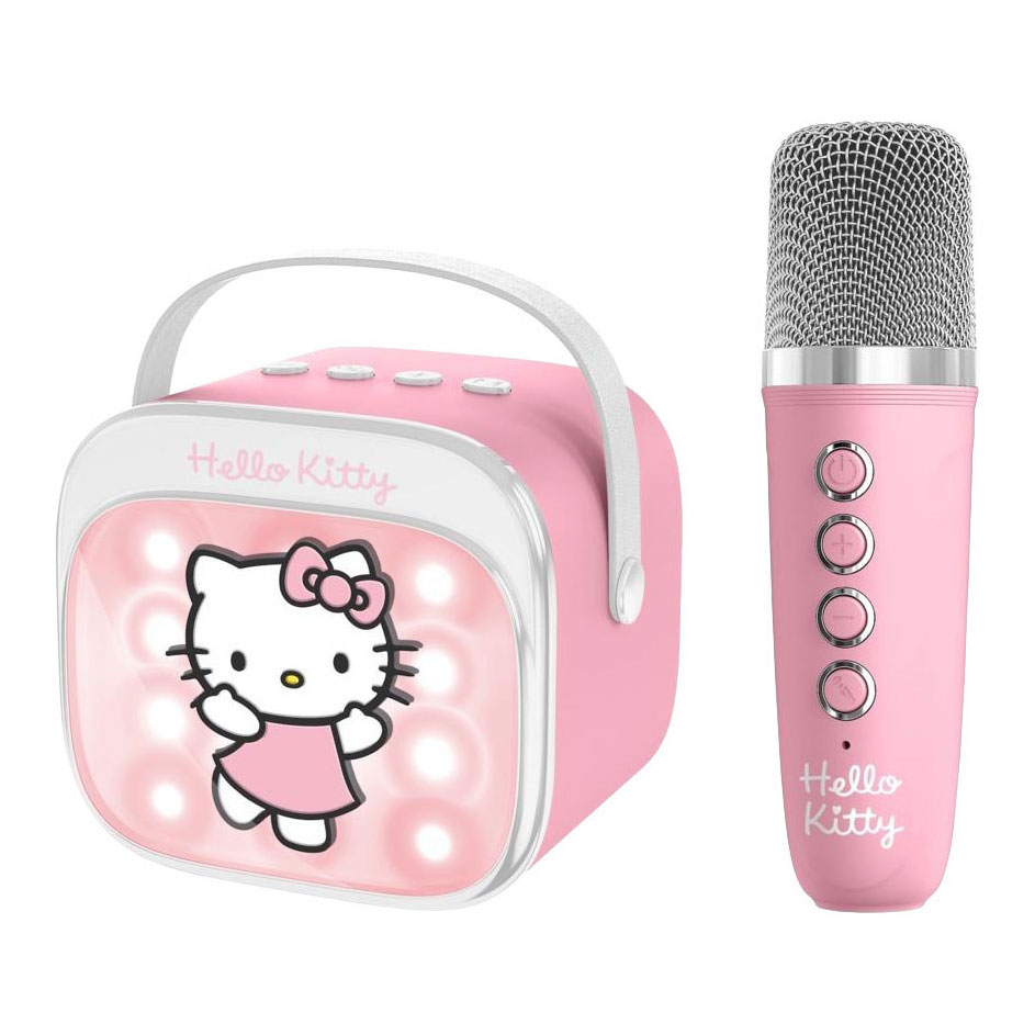 PRIMO Hello Kitty Draadloze Microfoon Karoake Set Karaoke set | MediaMarkt