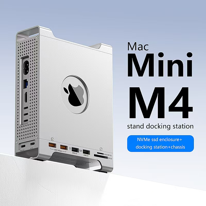 CODEGEN Mac Mini M6/M6 Pro 9'u 1 Arada Type-C NVME SSD Stand Docking Station CDG-NSC201