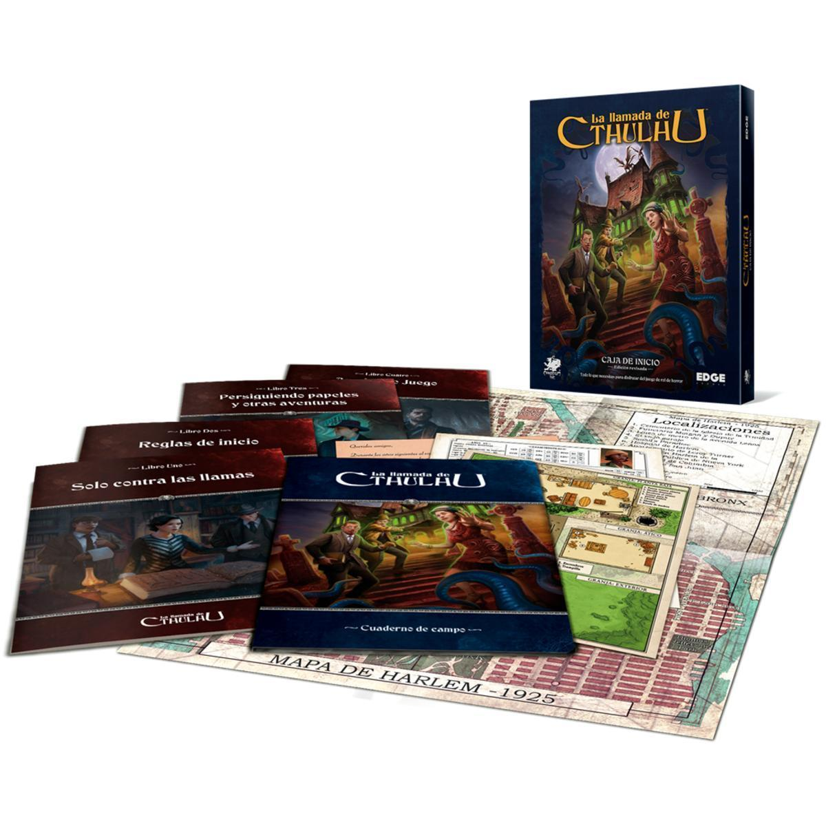 Juego de mesa - ASMODEE Caja de inicio: La llamada de Cthulhu Ed revisada, edad recomendada: 12 año(s), 2-6 jugadores