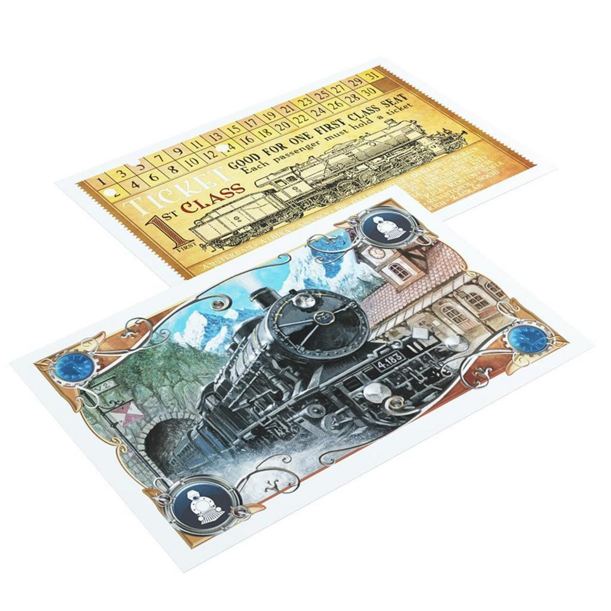 Juego de mesa - ASMODEE ¡Aventureros al Tren! Europa Art Sleeves, edad recomendada: 3 año(s), n/a jugadores