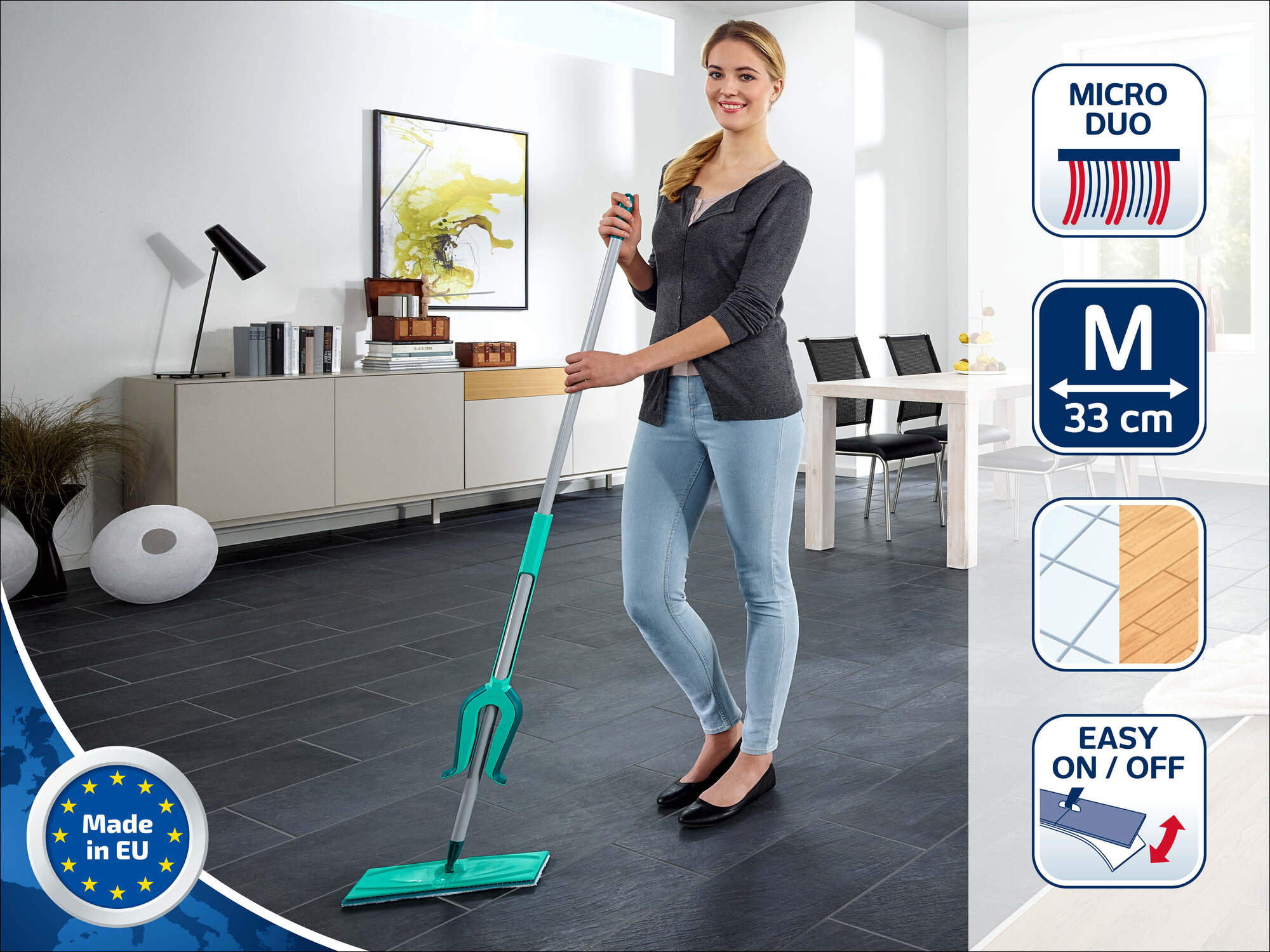 LEIFHEIT Picobello M micro duo Bodenwischer | MediaMarkt