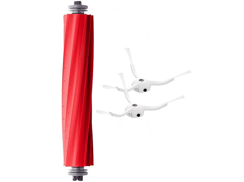 ROVEXA Roborock S7 Max Ultra Uyumlu 1 Adet Ana Fırça 2 Adet Beyaz Yan Fırça