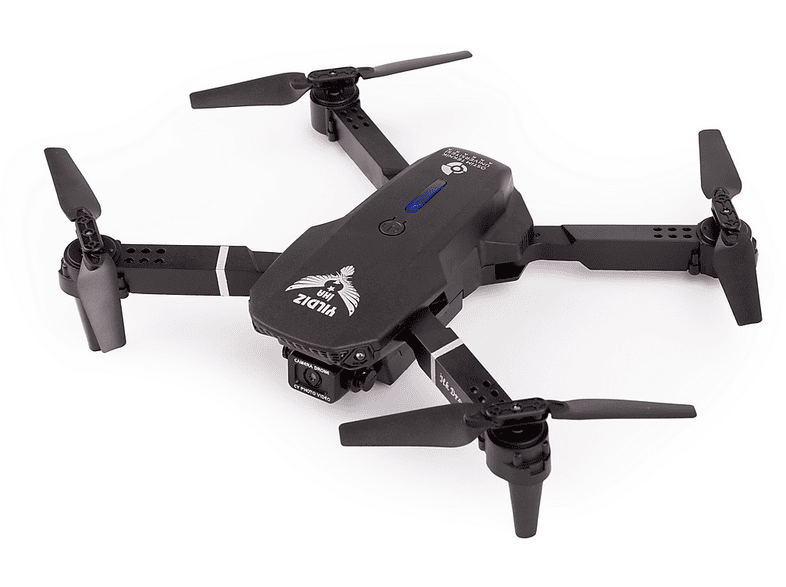YILDIZ IHA İlk Dronum, Katlanır Çift Kameralı Tek Tuşla Iniş Kalkış (2 Bataryalı) Başlangıç Dronu Siyah