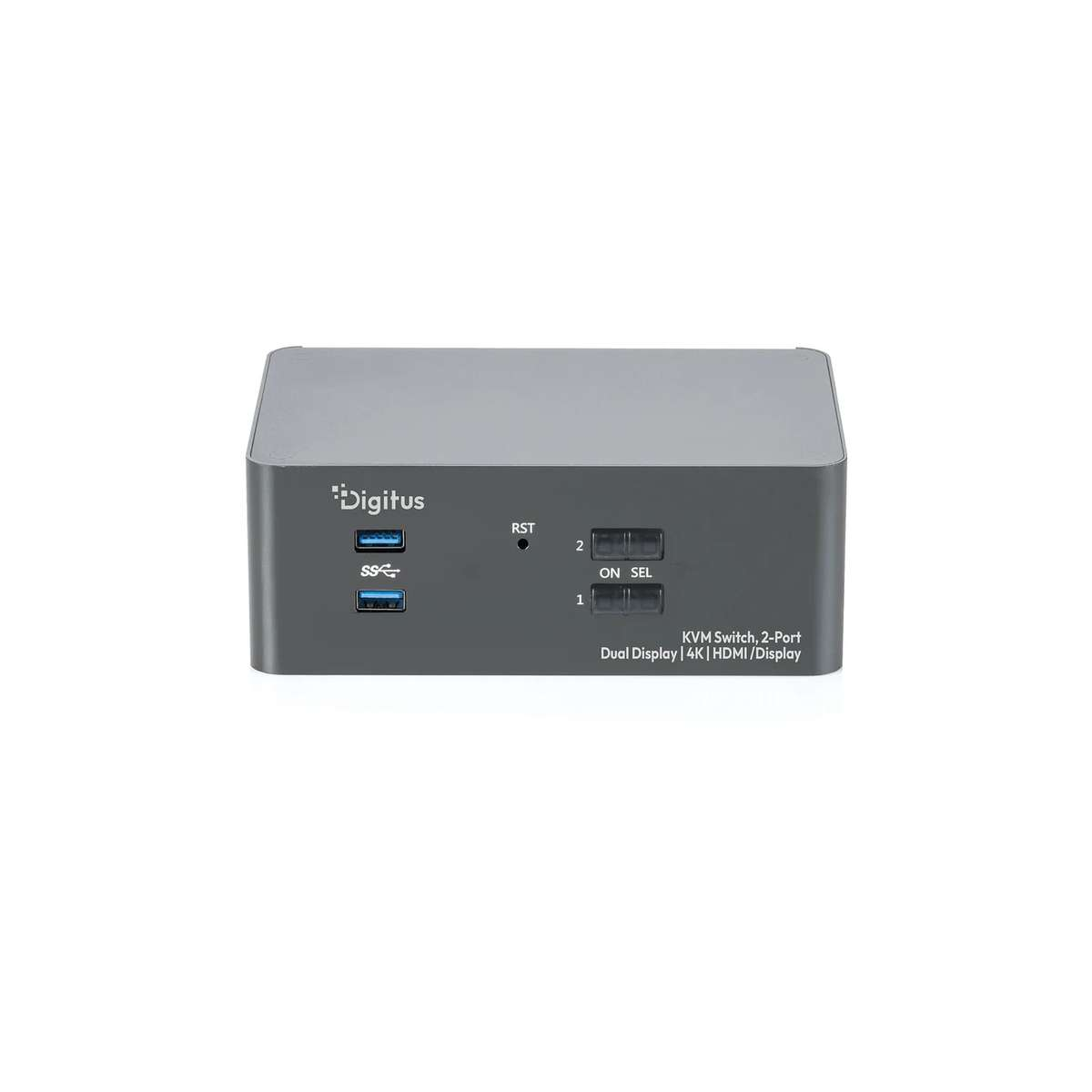 DIGITUS DS-12865 KVM Switch, 2-Port, Dual-Display, Computerzubehör ...