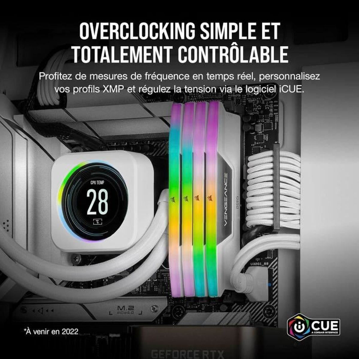 CORSAIR CMH32GX5M2E6000C36W VEN RGB DDR5 2X16GB DIMM Arbeitsspeicher 32 GB DDR5