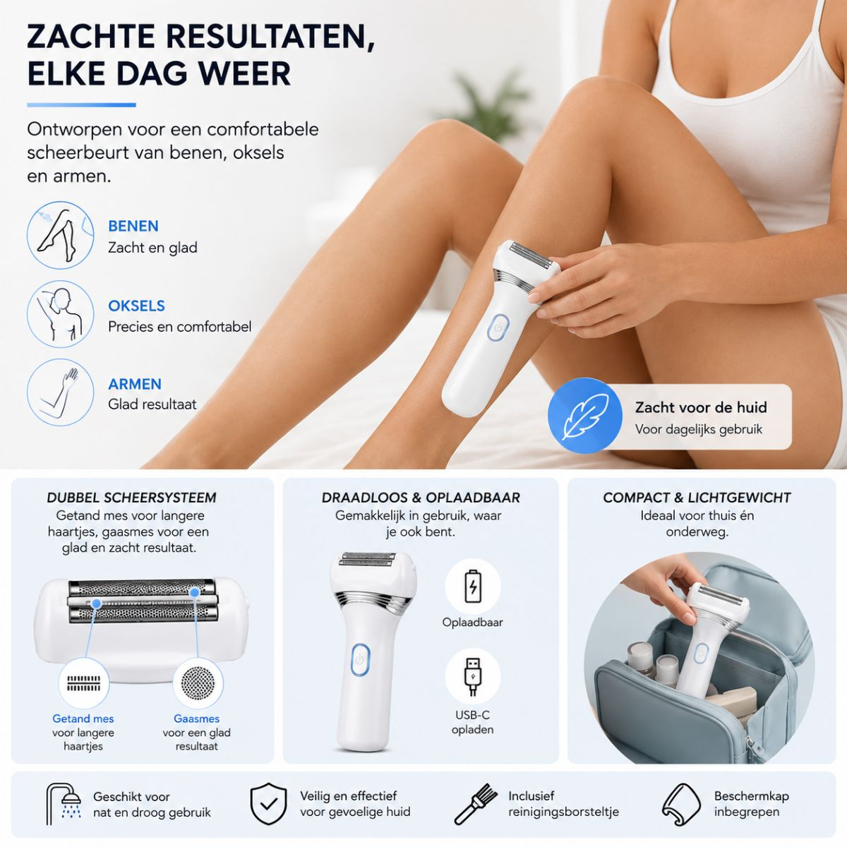 MEXX MEMELA296/009 Ladyshave Wit
