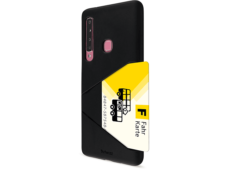 A9 Schwarz Galaxy Card TPU (2018), Backcover, Samsung, Case, ARTWIZZ