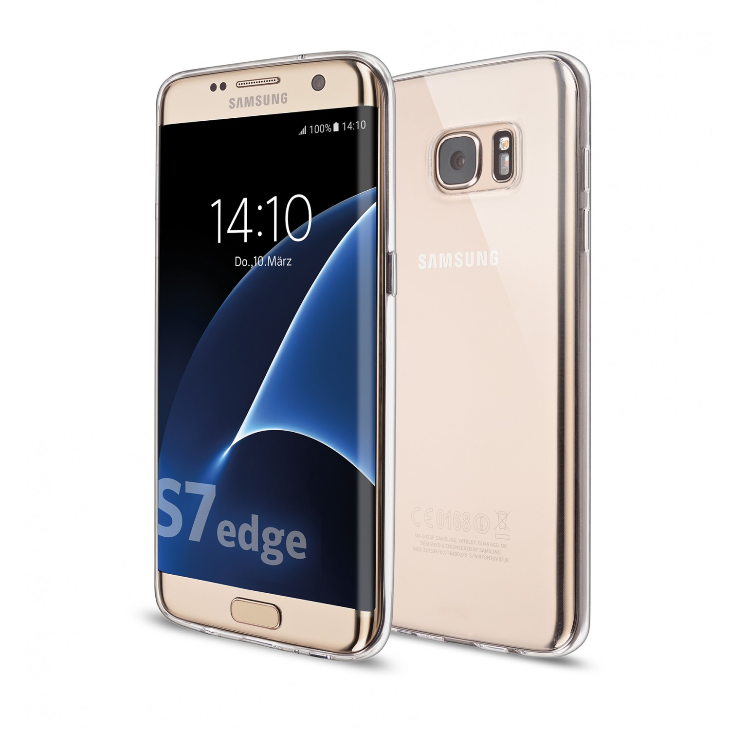 S7 edge, Samsung, Galaxy NoCase, Transparent Backcover, ARTWIZZ