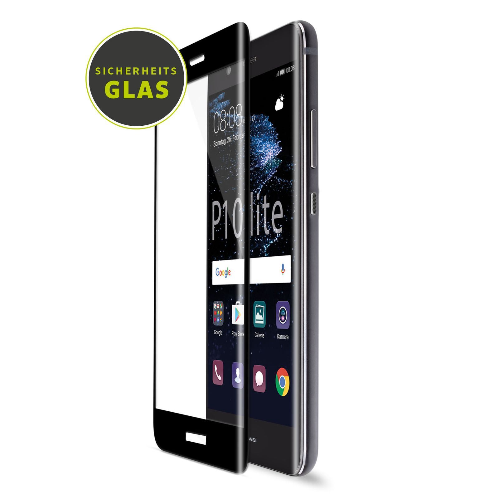 ARTWIZZ CurvedDisplay (2er Huawei Displayschutz(für P10 lite) Pack)