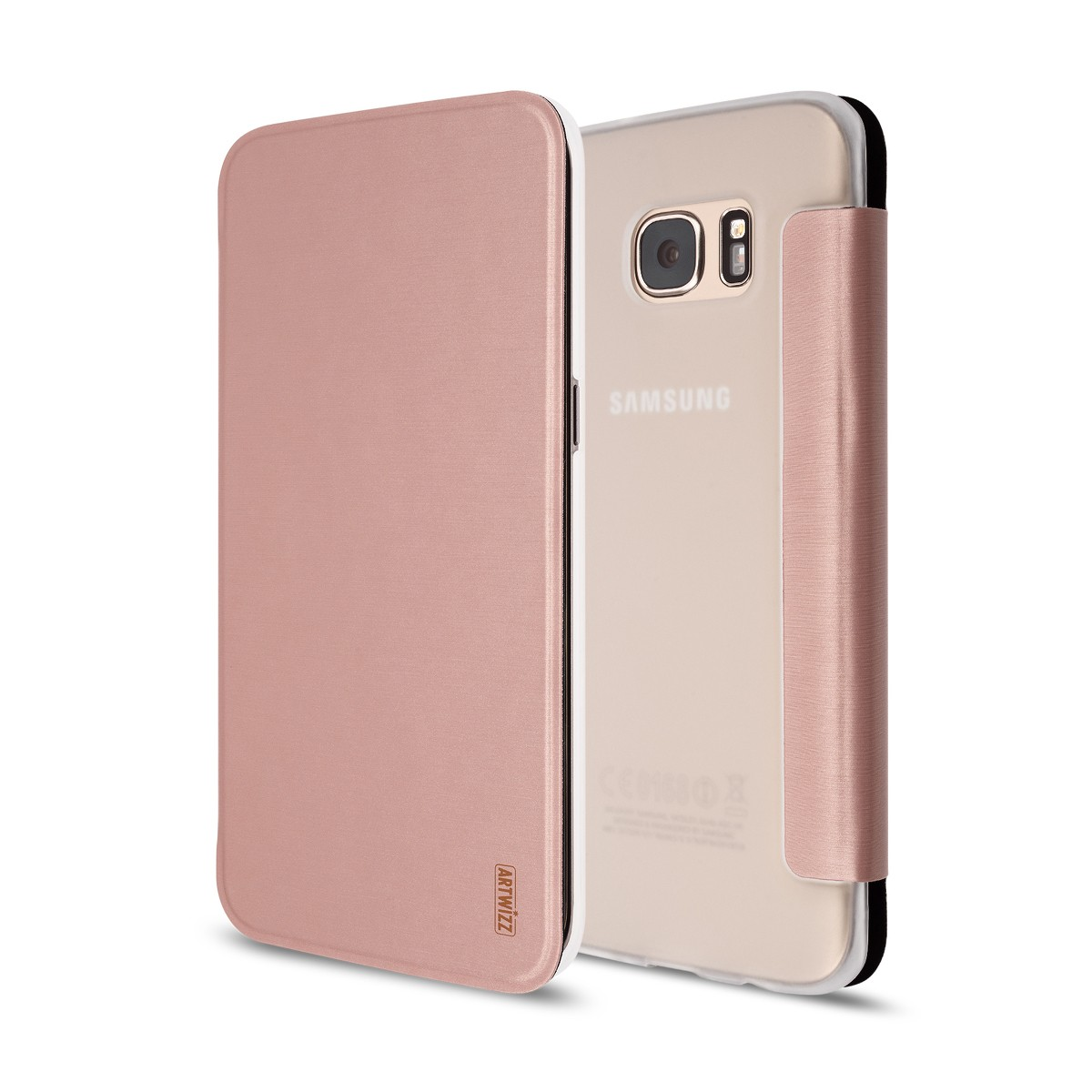Flip SmartJacket, edge, Cover, Roségold Galaxy ARTWIZZ S7 Samsung,
