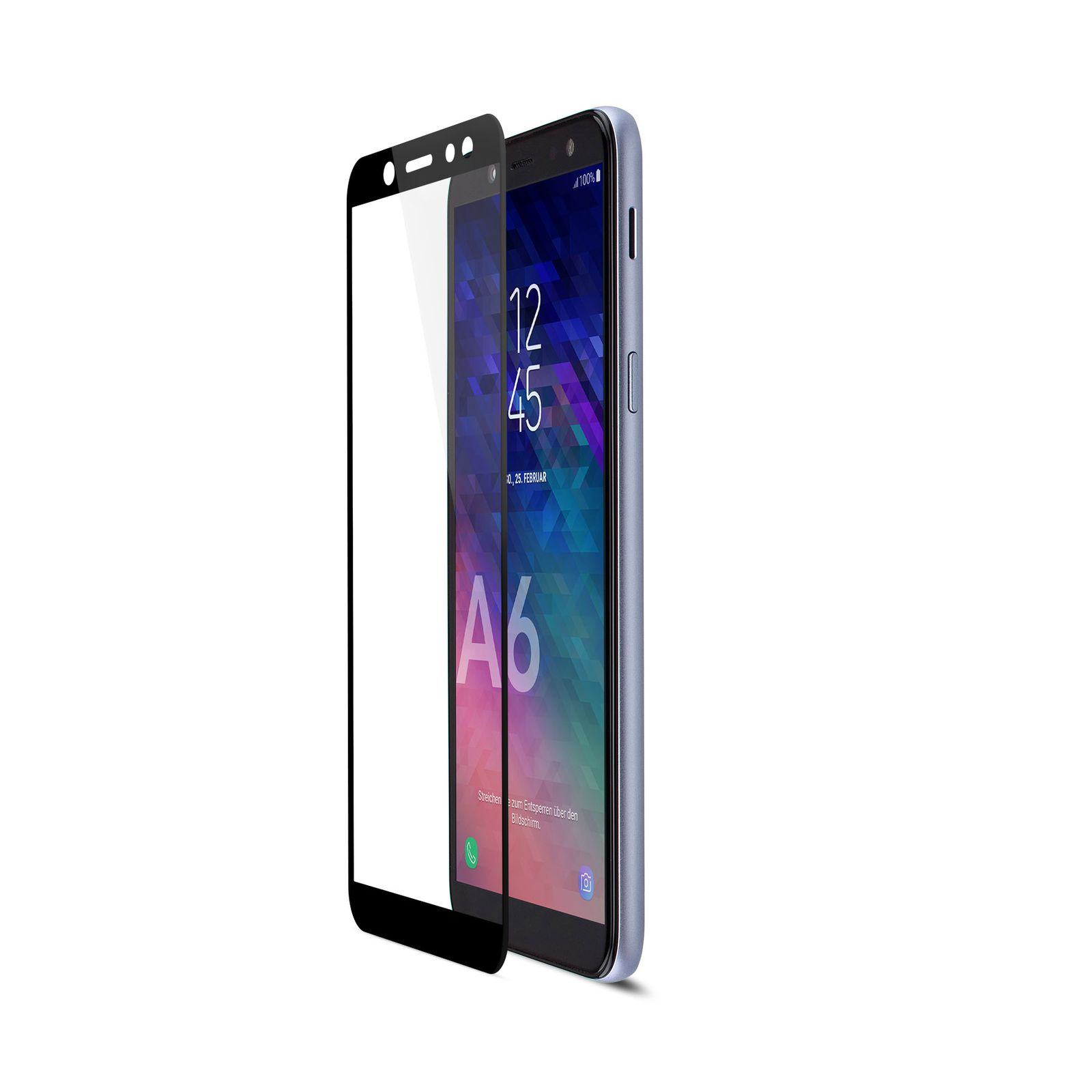 ARTWIZZ CurvedDisplay (2er Pack) Galaxy (2018)) A6 Displayschutz(für Samsung