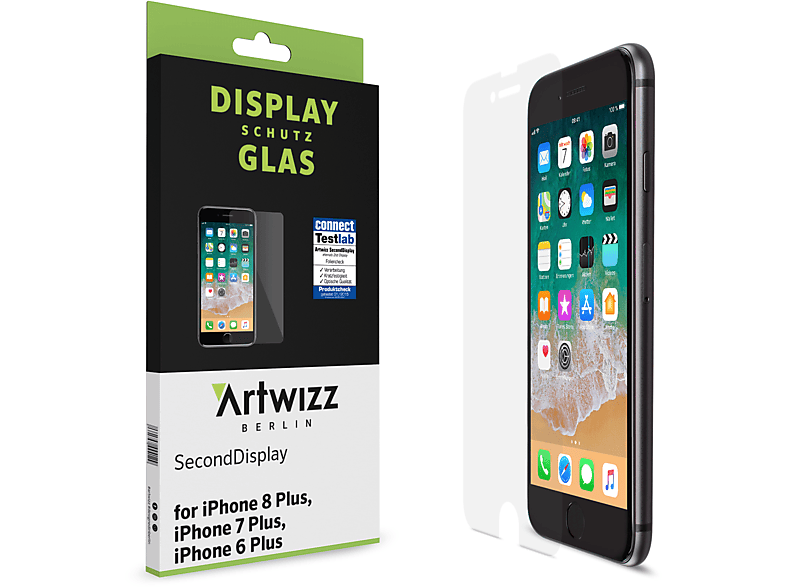 ARTWIZZ SecondDisplay Displayschutz(für Apple 7 iPhone 6 PLUS, PLUS, PLUS) 8