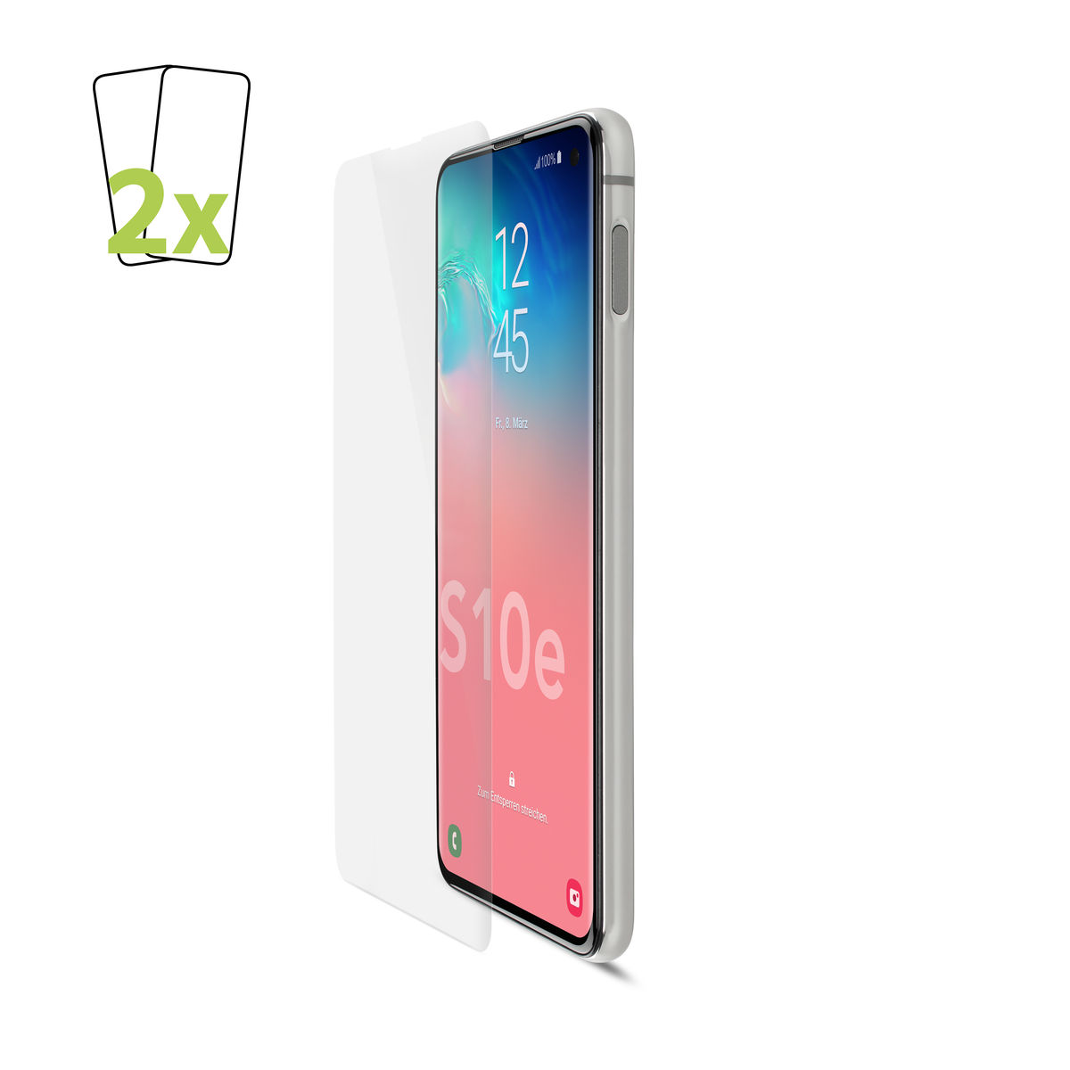 ARTWIZZ ScratchStopper Galaxy S10e) Curved Displayschutzfolie(für Samsung