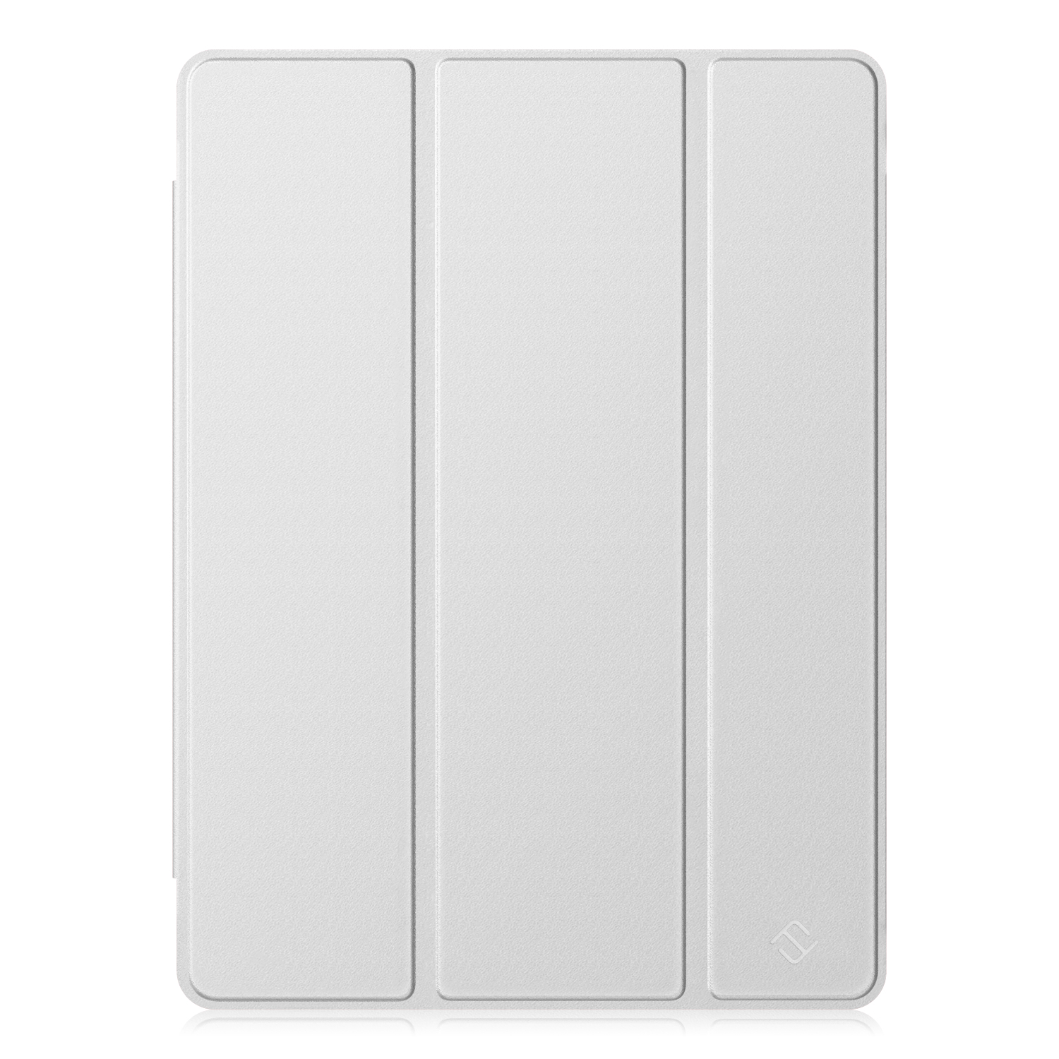 FINTIE Schutzhülle Tablethülle Flip Cover Silber Kunstleder Apple Polycarbonat, für 