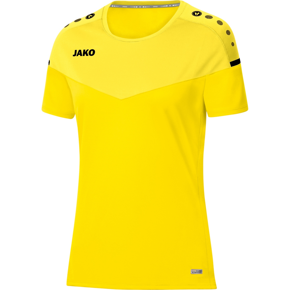 JAKO T-Shirt Champ Gr. light, 2.0 40, 6120 Damen, citro/citro