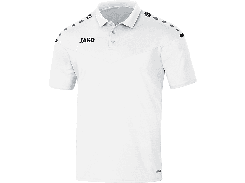 JAKO Polo Champ 2.0 weiß, Herren, Gr. M, 6320 | Poloshirts